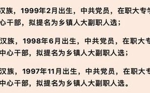 六问“3名95后大专学历女干部被提拔副科”：能否公开透明?