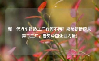 新一代汽车智造工厂有何不同？揭秘新桥蔚来第二工厂，看见中国企业力量！