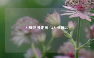 AI概念股走高 C3.Ai涨超5%