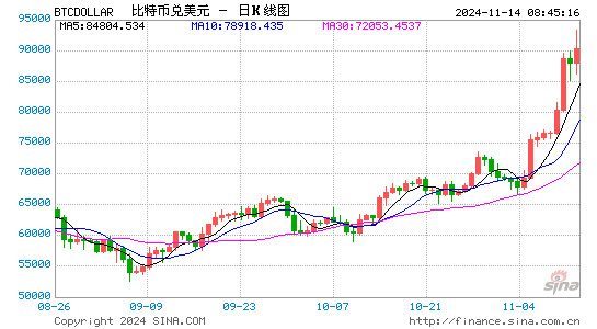 比特币再创新高 自美国大选以来已涨超30%-第1张图片-特色小吃做法