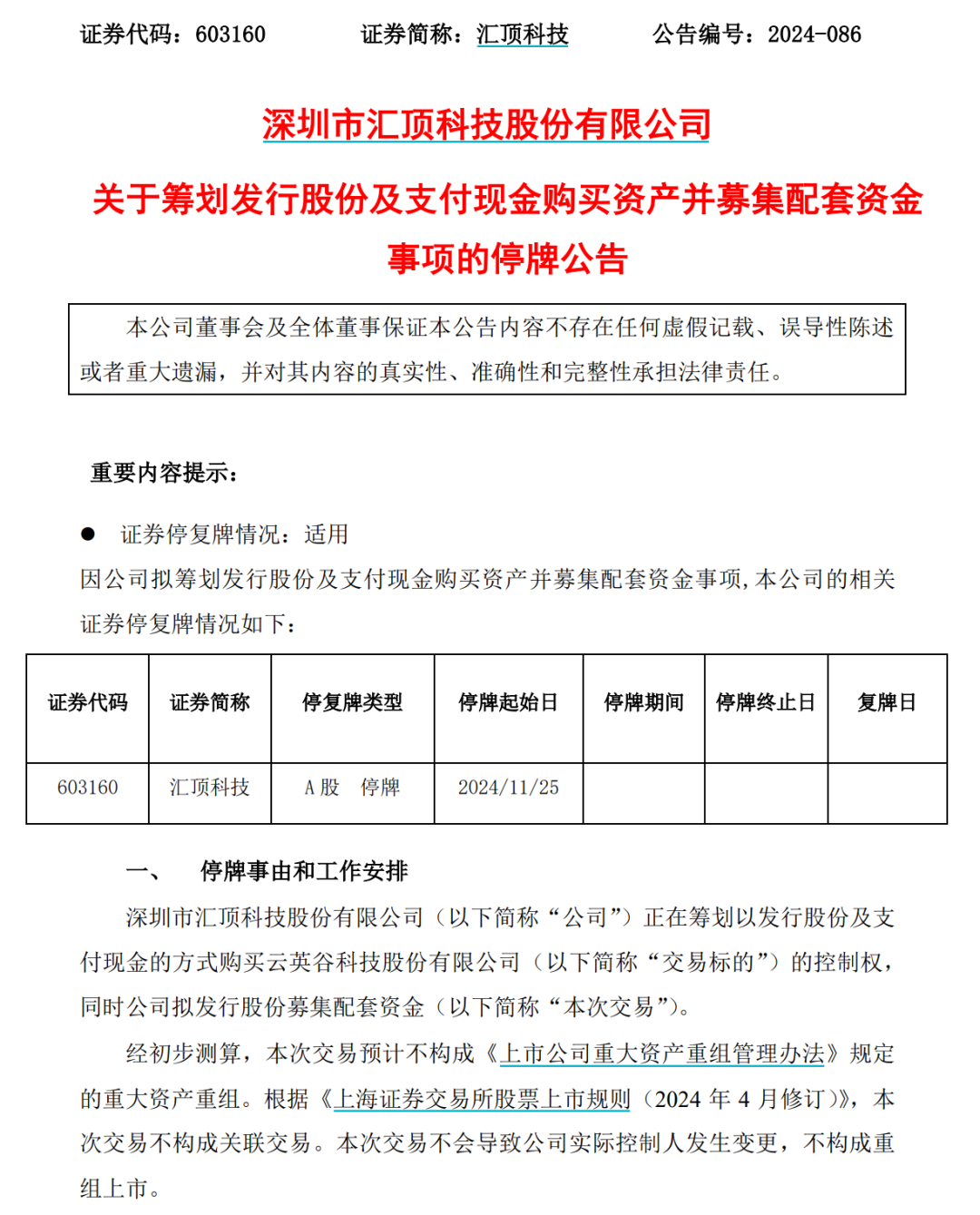 停牌！370亿芯片公司汇顶科技，宣布大收购-第2张图片-特色小吃做法