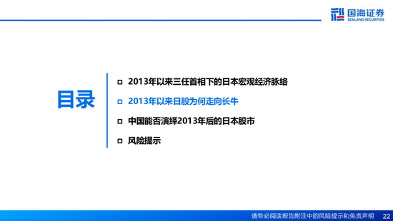 国海证券：A股能演绎2013年以来的日本股市长牛吗？——2013年至今日本宏观和股市复盘-第22张图片-特色小吃做法