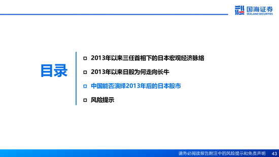 国海证券：A股能演绎2013年以来的日本股市长牛吗？——2013年至今日本宏观和股市复盘-第43张图片-特色小吃做法