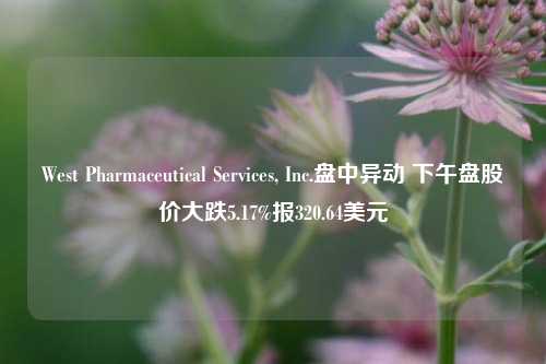 West Pharmaceutical Services, Inc.盘中异动 下午盘股价大跌5.17%报320.64美元