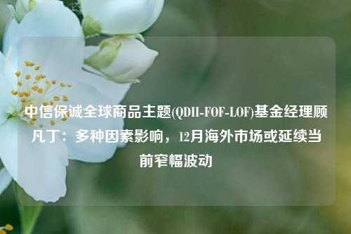 中信保诚全球商品主题(QDII-FOF-LOF)基金经理顾凡丁：多种因素影响，12月海外市场或延续当前窄幅波动-第1张图片-特色小吃做法