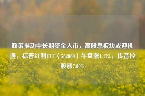 政策推动中长期资金入市，高股息板块或迎机遇，标普红利ETF（562060）午盘涨1.47%，传音控股涨7.80%-第1张图片-特色小吃做法