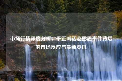 市场行情深度分析，于正喊话赵露思事件背后的市场反应与最新资讯