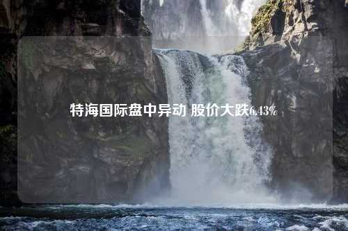 特海国际盘中异动 股价大跌6.43%