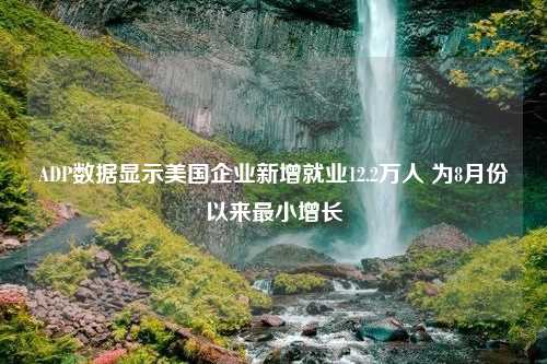 ADP数据显示美国企业新增就业12.2万人 为8月份以来最小增长