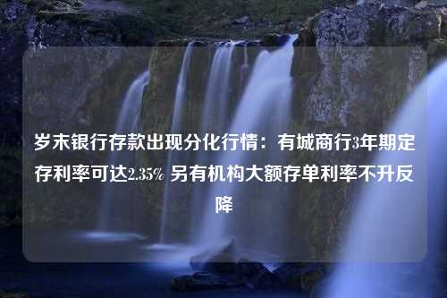 岁末银行存款出现分化行情：有城商行3年期定存利率可达2.35% 另有机构大额存单利率不升反降