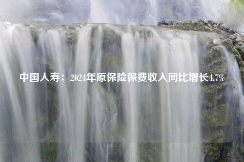 中国人寿：2024年原保险保费收入同比增长4.7%