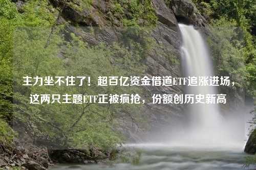 主力坐不住了！超百亿资金借道ETF追涨进场，这两只主题ETF正被疯抢，份额创历史新高